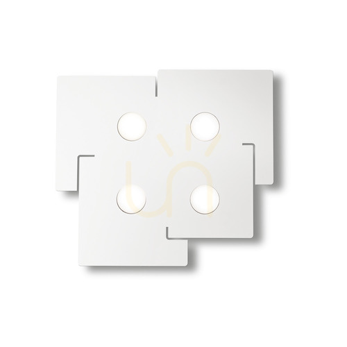 Skontrolujte Plafón Ideallux Totem PL4 biely 56 cm GX53 4x15 W 215778