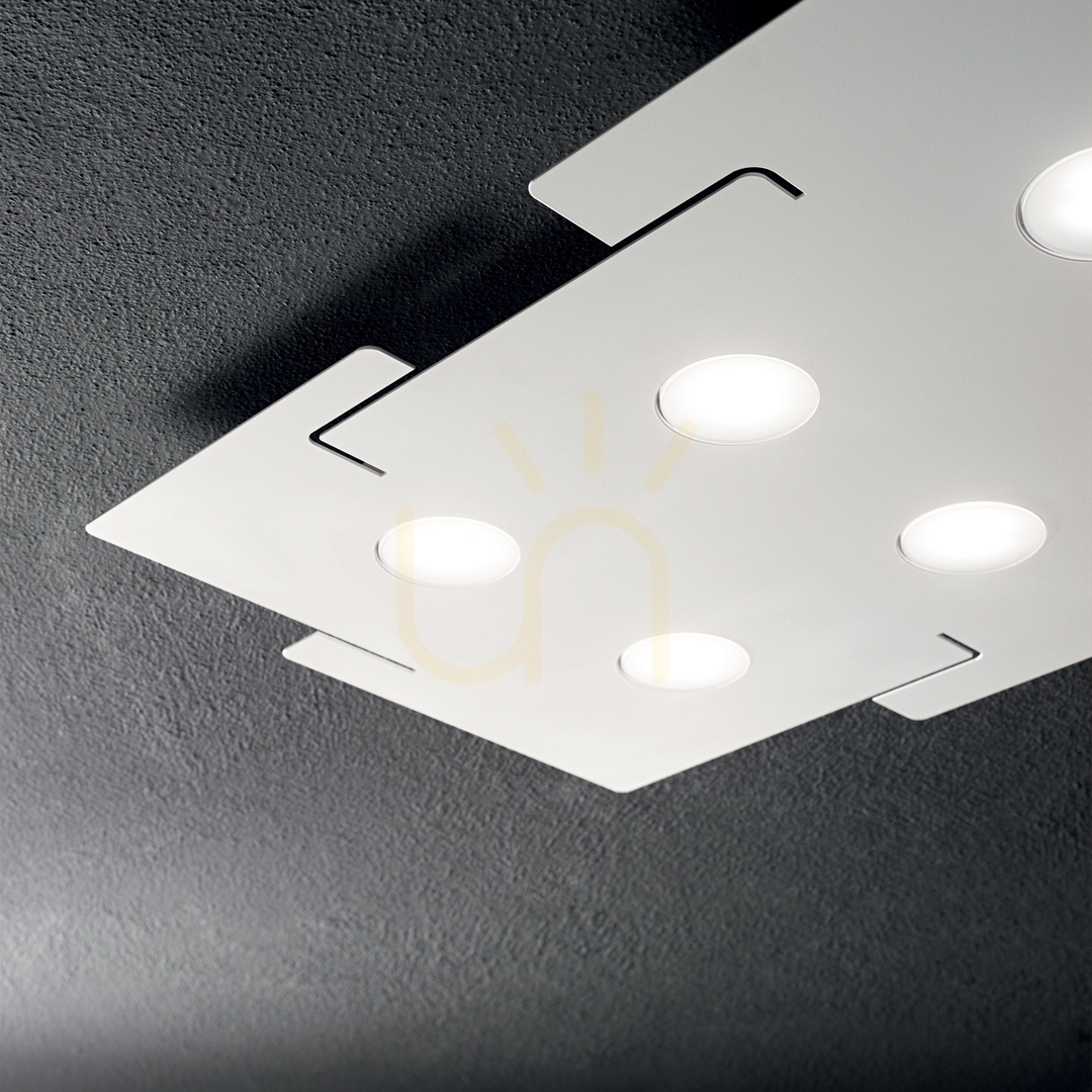 vyhliadka Plafón Ideallux TOTEM PL6 biely 6x GX53 215785 Plafón Ideallux TOTEM PL6 biely 6x GX53 215785