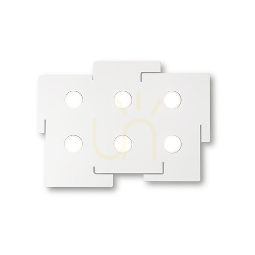 Skontrolujte Plafón Ideallux TOTEM PL6 biely 6x GX53 215785