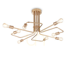 Plafón Ideallux Triumph PL8 mosadzný 8xE27 92 cm 160313 0 Plafón Ideallux Triumph PL8 mosadzný 8xE27 92 cm 160313 small 0