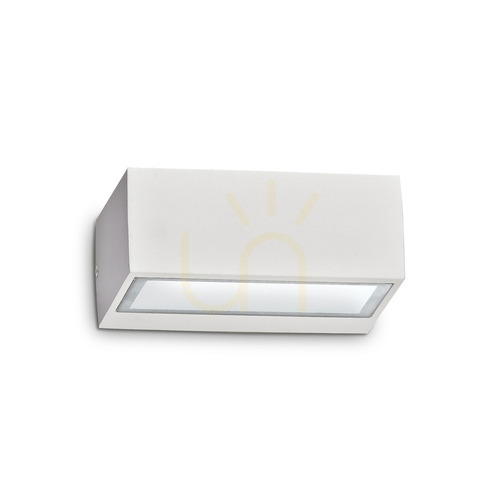 Skontrolujte Vonkajšie nástenné svietidlo Ideallux Twin AP1 Bianco biele 115351