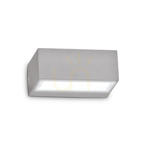 Vonkajšie nástenné svietidlo Ideallux TWIN AP1 GRIGIO sivé G9 326979 0 Vonkajšie nástenné svietidlo Ideallux TWIN AP1 GRIGIO sivé G9 326979 small 0