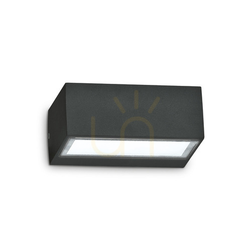 Skontrolujte Vonkajšie nástenné svietidlo Ideallux TWIN AP1 NERO čierne IP44 G9 115375