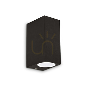 Vonkajšie nástenné svietidlo Ideallux UP AP2 NERO čierne 2xG9 115344 small 0