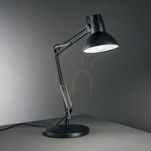 Stolová lampa Ideallux Wally TL1 Total Black čierna kovová E27 265278 small 1