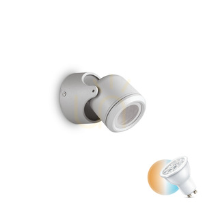 Vonkajšie nástenné svietidlo Ideallux XENO AP1 GRIGIO sivé GU10 129471 0 Vonkajšie nástenné svietidlo Ideallux XENO AP1 GRIGIO sivé GU10 129471 small 0