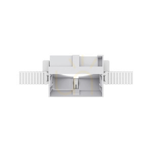 Rámik pre svietidlo Ideallux ZEUS Trimless Square biely 9,3 cm 323732 small 0