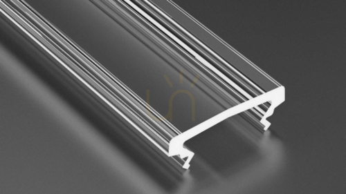 Skontrolujte Tienidlo pre LED profil LUMINES HIGH PMMA transparentné 1 m