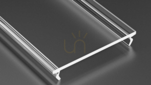 Kryt pre LED profil LUMINES WIDE, PMMA transparentný, 1 m small 0