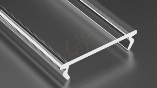 Skontrolujte Tienidlo pre LED profil LUMINES DOUBLE PMMA transparentné 1 m