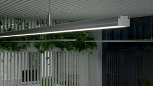 Tienidlo pre LED profil LUMINES DOUBLE PMMA transparentné 2m small 3