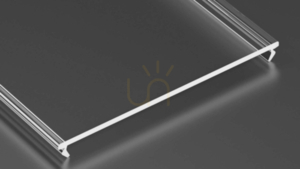 Tienidlo pre LED profil LUMINES SWIDE PMMA transparentné 1 m small 0