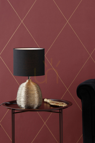 Skontrolujte Stolová lampa Markslöjd OSCAR 107068 čierna/zlatá keramika E27