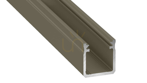 LED profil LUMINES typ Y inox eloxovaný 1 m small 0
