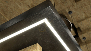 LED profil LUMINES typ B surový 1 m small 4
