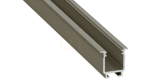 Skontrolujte LED profil LUMINES typ W inox eloxovaný 1 m