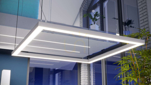 LUMINES LED profil typ ILEDO strieborný eloxovaný 1 m small 2