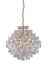 Luster Markslojd Rosendal 6xE14 zlatý krištáľový transparentný 100532 small 0