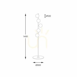 Stojanová lampa Zuma Line ALI 5649 small 1
