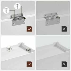 Lavica s úložným priestorom VASAGLE LSB061T10, 100 × 40 × 46 cm, matná biela small 4