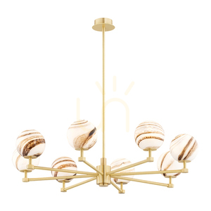 Luster Argon ARUBA bielo-bronzový 8xE14 820 mm 5067 small 0