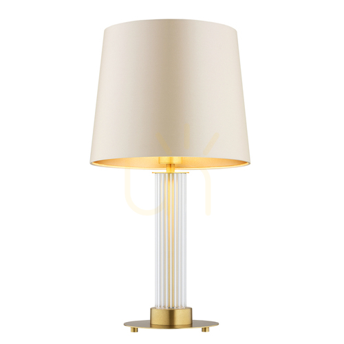 Skontrolujte Stolová lampa Argon Hampton transparentná mosadzná E27 8541