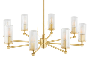 Luster ARGON Hampton 5066 sklo mosadz priehľadný E14 IP20 small 3