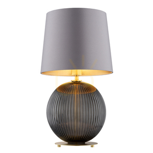 Stolová lampa ARGON Hamilton dymové sklo mosadz E27 IP20 8539 small 0