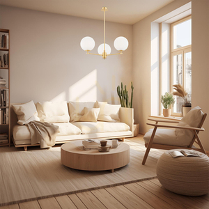 Luster ARGON PALOMA 6307 biely matný opál brúsená mosadz E14 small 2