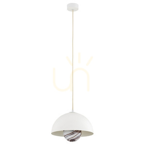 Závesné svietidlo ARGON PIAVA 8443 bielo-hnedé sklo E14 IP20 small 1