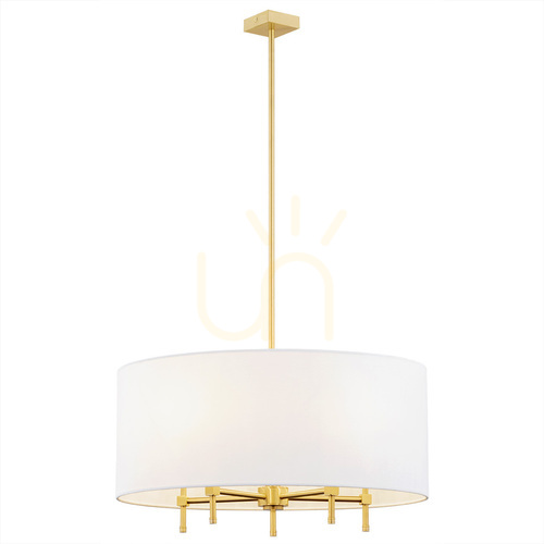 Skontrolujte Luster ARGON ABBANO biely brúsená mosadz E14 5x7W 2132