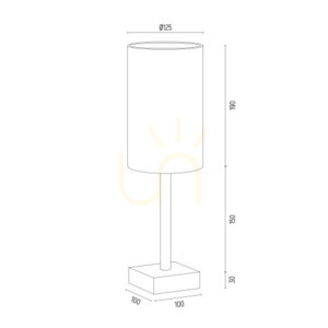 Stolová lampa ARGON Abruzzo čierna brúsená mosadz E14 IP20 8031 small 6