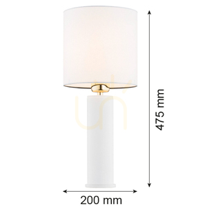 Stolová lampa ARGON ALMADA 4231 biela, E27 small 1