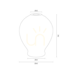 Stolová lampa ARGON AMARYLIS biela sklo E27 IP20 4095 small 4