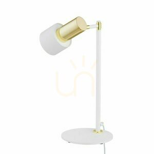 Stolová lampa ARGON DORIA biela mosadz E27 IP20 4256 small 8