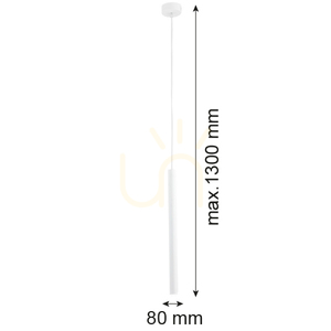 Závesné svietidlo ARGON ETNA PLUS biele 8066 G9 IP20 small 5