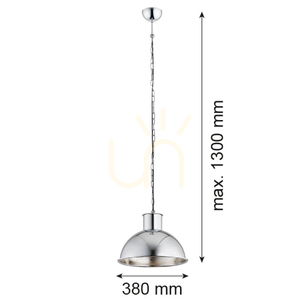 Závesné svietidlo ARGON EUFRAT chróm E27 IP20 3294 small 2