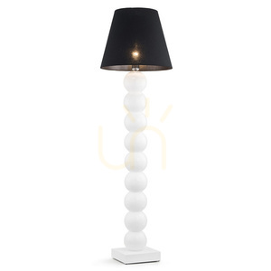 Podlahová lampa ARGON FUDŻI čierna sklo chróm E27 IP20 3658 small 0