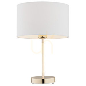 Stolová lampa Argon KARIN 4301, biela s mosadznou povrchovou úpravou, E27 small 0