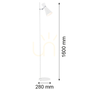 Stojacia lampa ARGON LUKKA biela E27 IP20 3891 small 1
