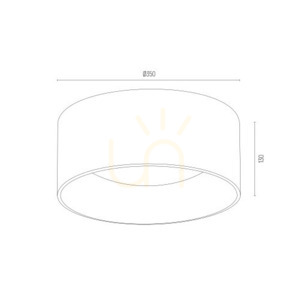 Plafón ARGON MOHITO 704 strieborný E27 2x15W IP20 small 2