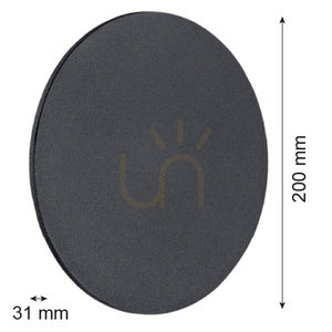 Nástenné svietidlo ARGON OREGON 3861 čierne, LED 4,5 W, 20 cm small 2