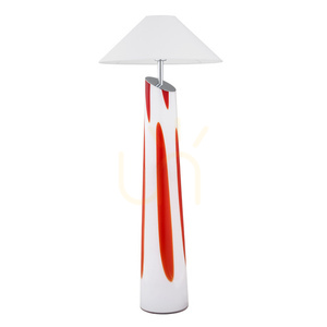 Stojacia lampa ARGON POLONIA biela sklenená E27 6176 small 1