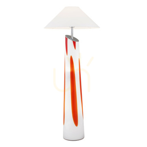 Stojacia lampa ARGON POLONIA biela sklenená E27 6176 small 0