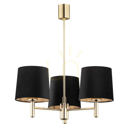 Skontrolujte Luster ARGON PONTE PLUS čierny / tmavá mosadz 3xE27 6111