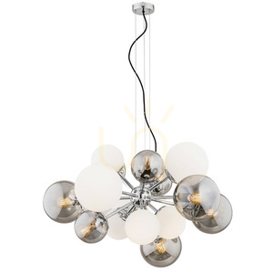 Luster ARGON SATELITE 5020 biely sklo E27 15x15W small 0