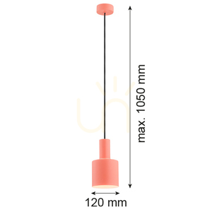 Závesné svietidlo ARGON SINES 4218 tyrkysové E27 IP20 small 1