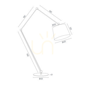 Stojacia lampa Argon Zakyntos Bis 3952 čierna/chrom E27 15 W 2 Stojacia lampa Argon Zakyntos Bis 3952 čierna/chrom E27 15 W small 2