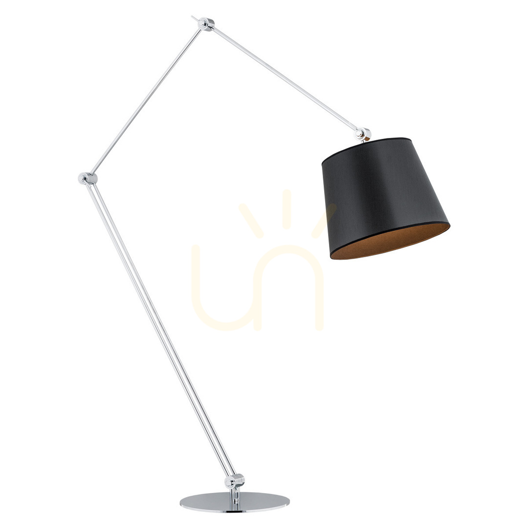 Skontrolujte Stojacia lampa Argon Zakyntos Bis 3952 čierna/chrom E27 15 W Stojacia lampa Argon Zakyntos Bis 3952 čierna/chrom E27 15 W