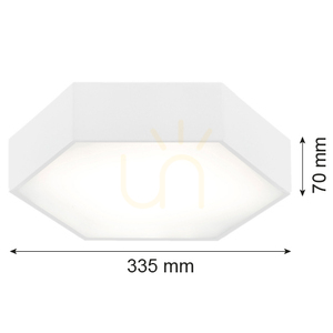 Plafón ARGON ARIZONA biely LED IP20 3827 small 4
